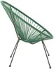 Vente-unique - ALIOS Gartensitzgruppe Harz GrünGrün - B 82 cm x H 83,5 cm x L 72 cm Bild 5