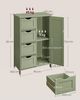 Vasagle Badezimmerschrank mit 4 Schubladen und verstellbarer Ablage, MDF, waldgrün, 82 x 30 x 55 cm Bild 5