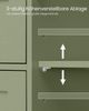 Vasagle Badezimmerschrank mit 4 Schubladen und verstellbarer Ablage, MDF, waldgrün, 82 x 30 x 55 cm Bild 3
