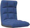 vidaXL Bodenstuhl Faltbar Blau Stoff [336588] Bild 2