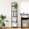 vidaXL Bücherregal Schwarz Eichen-Optik 40 x 30 x 183 cm Holzwerkstoff 879869 Bild 4
