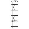 vidaXL Bücherregal Schwarz Eichen-Optik 40 x 30 x 183 cm Holzwerkstoff 879869 Bild 2