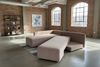 KAWOLA Schlafsofa SADIRA Ecksofa Cord taupe Recamiere links 89 x 209 x 288 cm Bild 4
