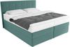 99rooms Palermo Boxspringbett Velours KRONOS Pastelltürkis 180x200 cm Taschen-Federung Bild 2