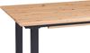 Esstisch Schweizer Kante eichenfarben 160(240) x 90 U-Gestell schwarz Bird 137800916 Bild 5