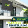 tillvex Balkonmarkise 350 cm Grau Gelenkarm Markise Klemmmarkise Sonnenmarkise Balkon ohne Bohren Bild 2