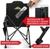 Onbest Campingstuhl faltbar bis 150kg inklusive Tragetasche, Gepolstert, Getränkehalter, Rückentasche Bild 4