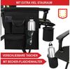 Onbest Campingstuhl faltbar bis 150kg inklusive Tragetasche, Gepolstert, Getränkehalter, Rückentasche Bild 3