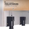 bümö office Regal grau, Standregal Holz - Aktenregal für Ordner & Bücher, Bücherregal 80 cm breit, 3 OH Regal Wand, Büroregal, Holzregal, Ordnerregal, Buchregal, Wandregal, Büromöbel, 6500-5 Bild 5