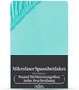Visaggio Spannbettlaken Mikrofaser Spannbetttuch Bettlaken 90x200 140x200 180x200 200x220, Microfaser, Gummizug: rundum, viele Größen und Farben, Steghöhe 30 cm für Matratzenhöhen bis 22 cm Bild 3