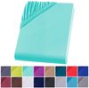 Visaggio Spannbettlaken Mikrofaser Spannbetttuch Bettlaken 90x200 140x200 180x200 200x220, Microfaser, Gummizug: rundum, viele Größen und Farben, Steghöhe 30 cm für Matratzenhöhen bis 22 cm Bild 2