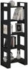 vidaXL Bücherregal/Raumteiler Schwarz 60x35x160 cm Massivholz 813893 Bild 5