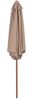 vidaXL Sonnenschirm mit Holz-Mast 270 cm Taupe 44516 Bild 3