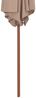 vidaXL Sonnenschirm mit Holz-Mast 270 cm Taupe 44516 Bild 4