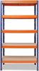 shelfplaza PRO 230x120x60 cm Schwerlastregal in blau-orange mit 5 Böden und 200 kg Traglast pro Boden Bild 5