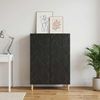 vidaXL Sideboard Schwarz 66 x 34,5 x 90 cm Holzwerkstoff 895046 Bild 3