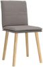 vidaXL Esszimmerstühle 2 Stk. Taupe Stoff 4101261 Bild 3