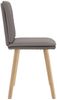 vidaXL Esszimmerstühle 2 Stk. Taupe Stoff 4101261 Bild 5