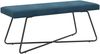 vidaXL Bank Uni Blau 110 x 40 x 45 cm Samt 42038352 Bild 2