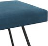 vidaXL Bank Uni Blau 110 x 40 x 45 cm Samt 42038352 Bild 5
