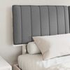 vidaXL Bettgestell mit gepolstertem Kopfteil Hellgrau 150 x 200 cm 877483 Bild 3