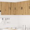 Küchen-Eckhängeschrank, BuffetSchrank Porto Artisan-Eiche Holzwerkstoff Bild 3