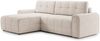 Selsey Simolla – Ecksofa mit Schlaffunktion und Bettkasten, links, Chenille, Creme Bild 1