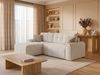 Selsey Simolla – Ecksofa mit Schlaffunktion und Bettkasten, links, Chenille, Creme Bild 3