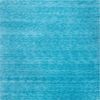 Gabbeh Teppich - Softy - Uni 150 x 150 cm - türkis - quadratisch Bild 3