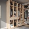 Kleiderschrank Elmo Sonoma 50 x 40 cm 3er Set Vicco Bild 5