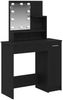 vidaXL Schminktisch mit Regal Schwarz Eichen-Optik 86.5 x 35 x 136 cm 862108 Bild 2