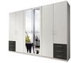 Kleiderschrank Fuegen Schlafzimmerschrank mit Spiegel Ausführung weiß Bild 5