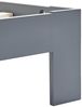 vidaXL Bettgestell Grau Massivholz Kiefer 100 × 200 cm [283167] Bild 5