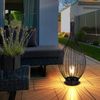 2x LED Solarleuchten im Käfig Design, H 57 cm Bild 5