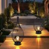 2x LED Solarleuchten im Käfig Design, H 57 cm Bild 3