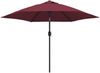 vidaXL Sonnenschirm mit Metall-Mast 300 cm Bordeauxrot 313752 Bild 2