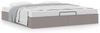 vidaXL Ottoman-Bett ohne Matratze Taupe 180x200 cm Stoff 3310900 Bild 4
