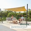 Relaxdays Sonnensegel HDPE Bild 5