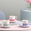 Villeroy & Boch Fleur Couleur Espressotasse mit Untertasse 70 ml 6er Set - Bleu Bild 5