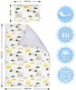 Amilian Kinderbettwäsche 100x135 - Bettwäsche Kinder - Kopfkissenbezug 40x60 cm Babybettwäsche, 2 teilig, 100% Baumwolle, für Mädchen und Jungen Bild 2