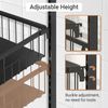 Todeco Gemüseregal für Küche, Stapelbarer Obstkorb Gemüse, Multipurpose Mobile Metal Storage Trolley, Aufbewahrungswagen KüchenWagen Mit Abschließbare Rollen Und Bild 4