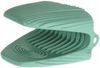 12x Silikon Topflappen Greifer ca. 10×9×10 cm farbsortiert – hitzebeständige rutschfeste Küchen-Greifer für Töpfe Pfannen Backformen und sicheres Arbeiten Bild 2