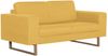vidaXL 2-Sitzer-Sofa Stoff Gelb [281391] Bild 2