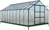 Vente-unique - IXORA Gewächshaus Plastik Grün - B 543 cm x H 157 cm x L 303 cm Bild 2