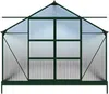 Vente-unique - IXORA Gewächshaus Plastik Grün - B 543 cm x H 157 cm x L 303 cm Bild 4