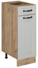 Küchenunterschrank R-Line Weiß Landhaus 30 cm ohne Arbeitsplatte Vicco Bild 4