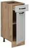 Küchenunterschrank R-Line Weiß Landhaus 30 cm ohne Arbeitsplatte Vicco Bild 3