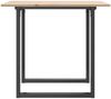 vidaXL Esstisch O-Gestell 80x80x75 cm Massivholz Kiefer und Stahl 3282673 Bild 5