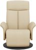 vidaXL Relaxsessel mit Fußteil Creme Stoff 356527 Bild 3