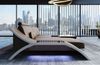 Couch Calabria L Form in Leder - Echtleder - sandbeige-weiß - Links Bild 5